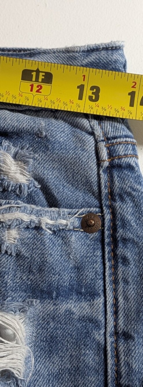 Abercrombie & Fitch Annie High Rise Girlfriend Jeans Distressed Size 25/0S EUC - Picture 10 of 12